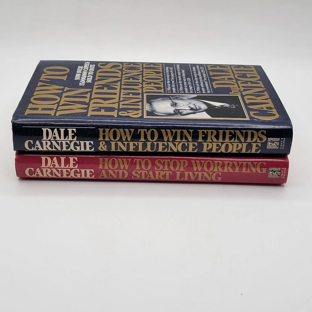 Dale Carnegie How‎ to Win Friends & Influence People Set Hardcover 1980s Good